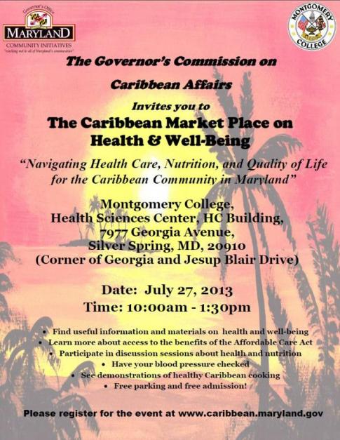 Governor's Commission on Caribbean Affairs Health Fair